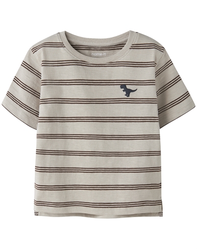 Name It - NMMVoby T-Shirt - Chateau Gray/ Chestnut